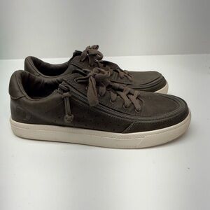 Women’s Billy sneaker low zip up shoes sz 7 gray brown